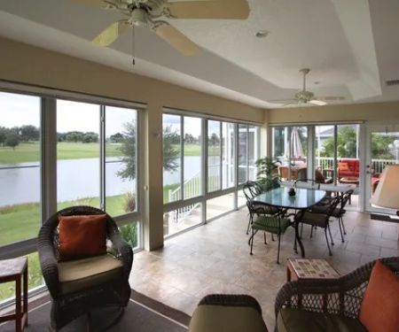 White Aluminum and Windows