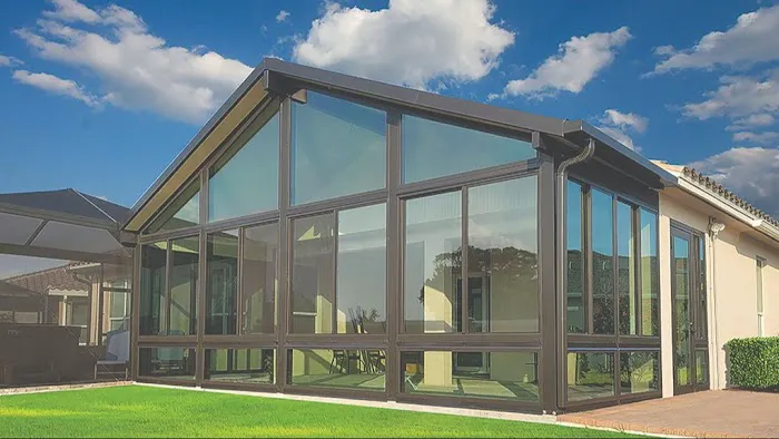White Aluminum and Windows Picture 2