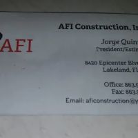 AFI Construction, Inc. ico