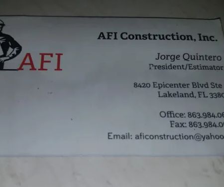 AFI Construction, Inc.