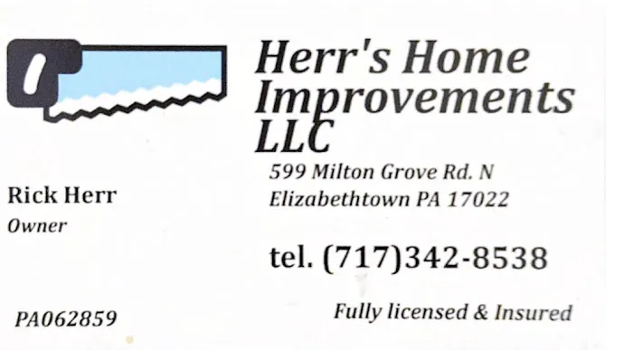 Herr’s home improvements LLC Picture 3