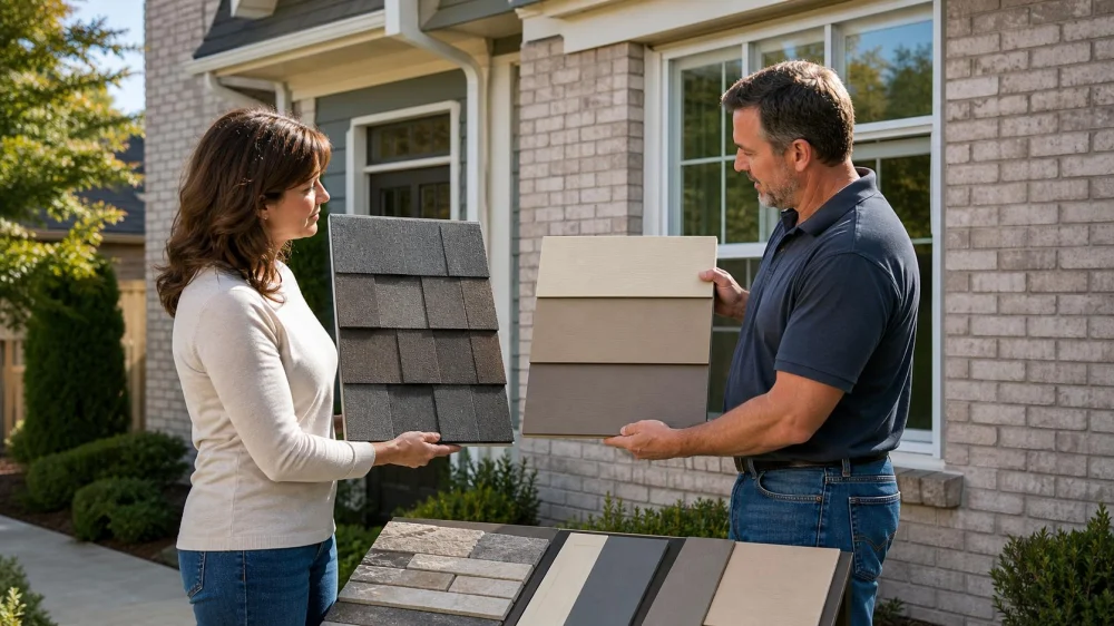 Compare Roof and Siding Samples Before You Order