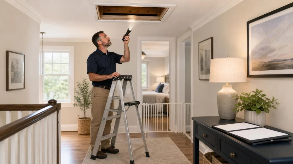 How to Prepare Attic Access Before a Roof Inspection