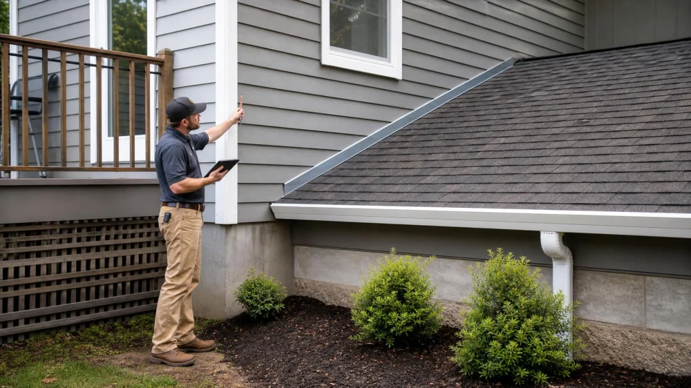 Siding Clearance Above Roofs and Ground: Keep Drainage Paths Open