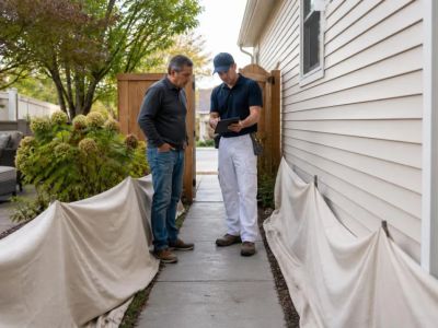 Siding Contractor Access: Protect Gardens and Gates