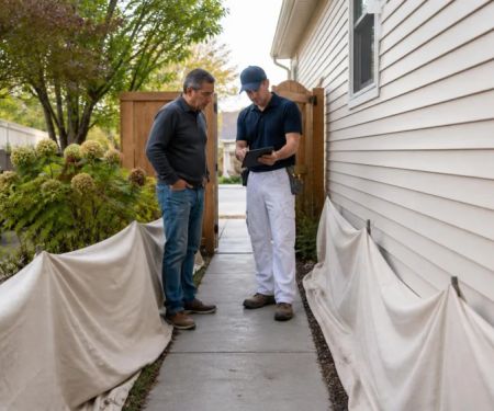 Siding Contractor Access: Protect Gardens and Gates