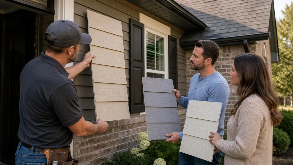 Siding Samples at Home: Compare Colour, Texture, and Trim