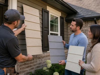 Siding Samples at Home: Compare Colour, Texture, and Trim