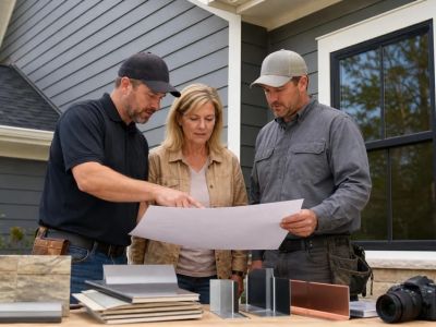 Roof and Siding Project: Assign Flashing Responsibility