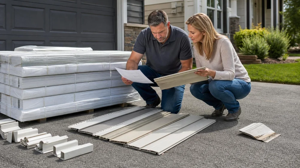 Siding Delivery Check: Verify Profile, Colour, and Quantity