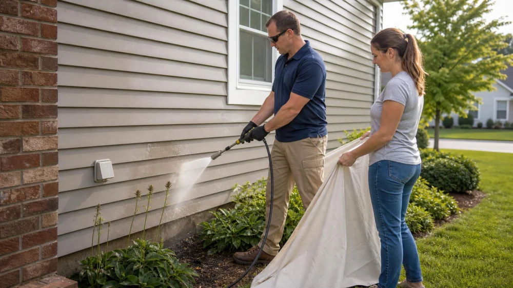 Pressure Washing Siding: Check the Surface Before You Spray