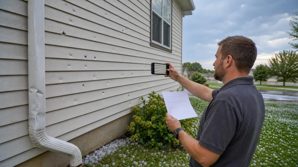 Siding After Hail: Document Damage Without Marking It
