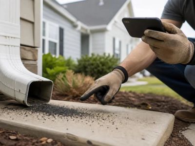 Roof Granules in Gutters: What to Record Before You Call