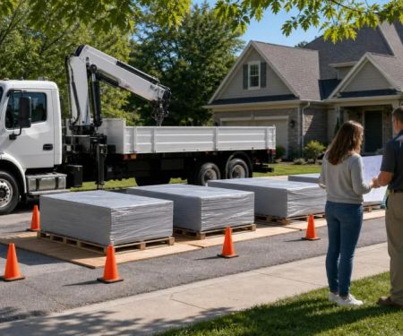 Roofing Material Delivery: Plan Access Before the Truck Arrives
