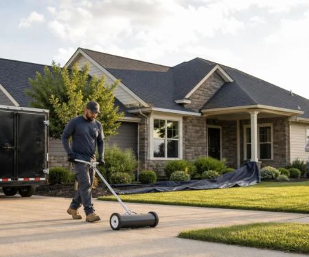 Roofing Nails After Replacement: Plan the Ground Cleanup Before Work Starts