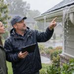 Roof Gutter Overflow Log: Rain, Location, and Safe Observation