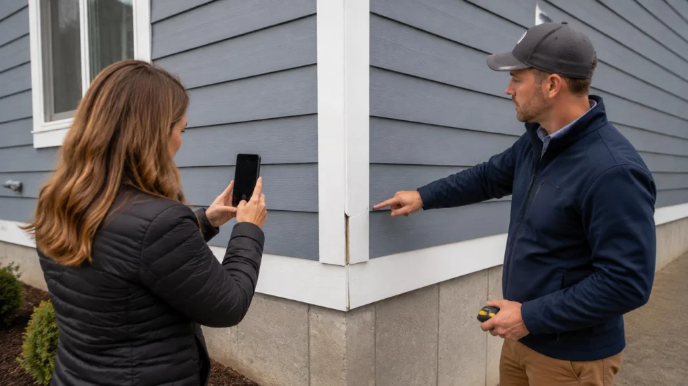 Siding Corner Trim Damage: Document Before Repair