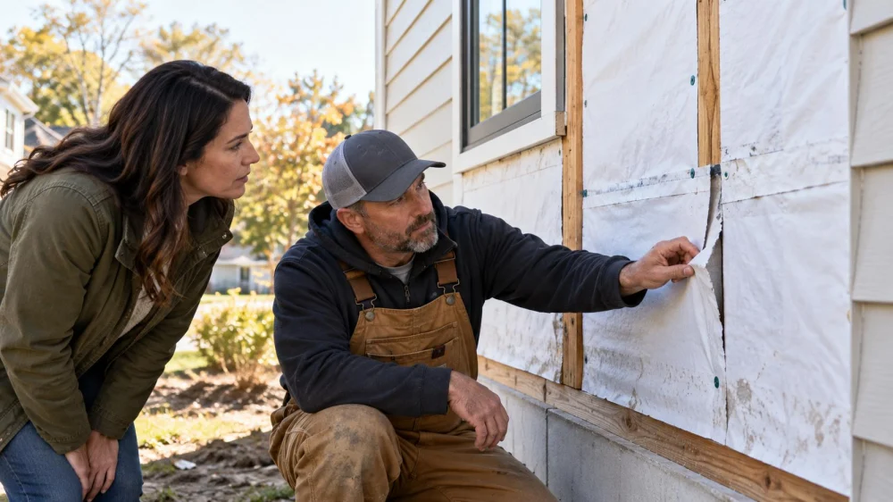 Housewrap Exposure Check: Tears, Seams, and Weather