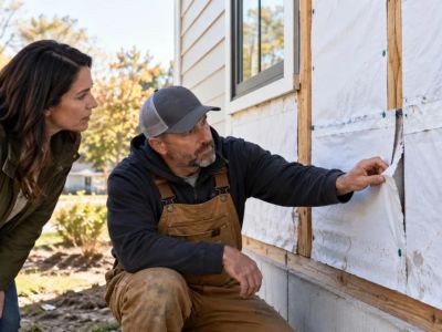 Housewrap Exposure Check: Tears, Seams, and Weather