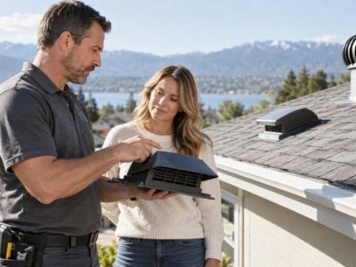 Roof Intake and Exhaust Vents: Balance and Blockage Check