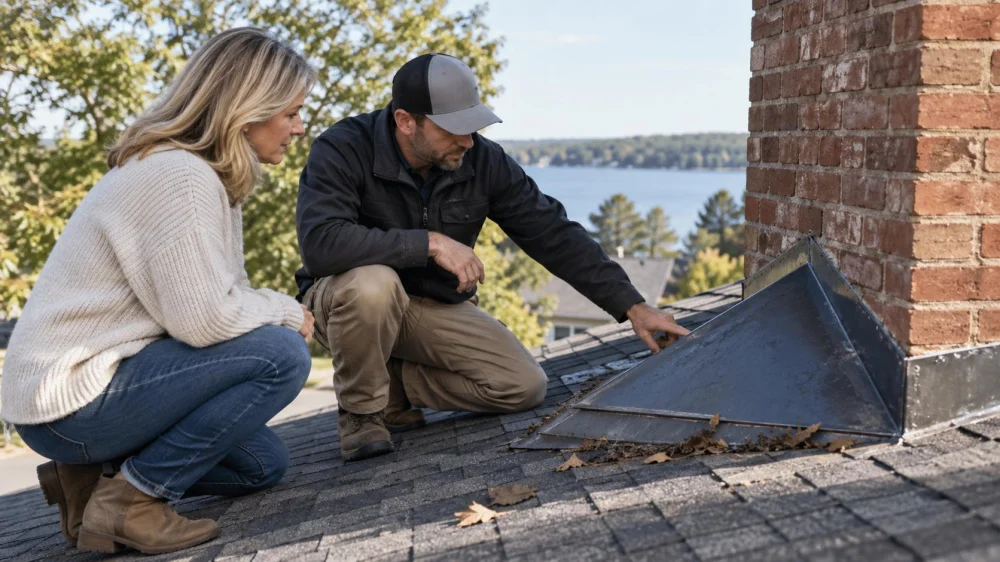 Roof Chimney Cricket: Water Flow, Debris, and Inspection