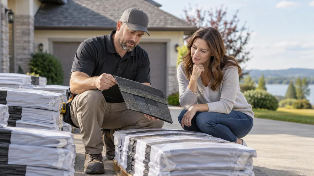 Roof Shingle Bundle Check: Product, Lot, and Placement