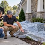 Roofing Debris Protection: Driveway, Plants, and Cleanup