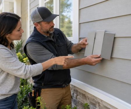 Siding Colour Batch Match: Samples, Light, and Repair Scope