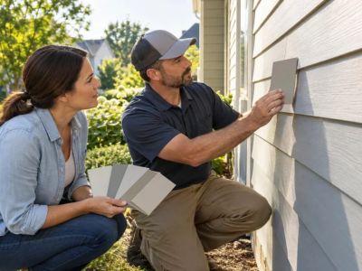 Siding Colour Match: Sample, Sunlight, and Batch Variation