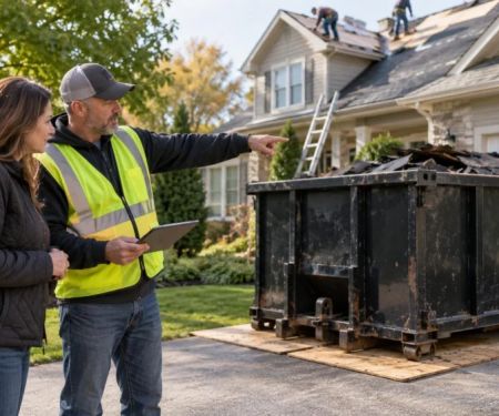 Roof Debris Container Plan: Placement, Access, and Cleanup