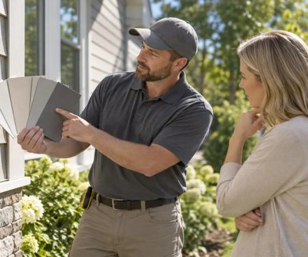 Siding Colour Match: Samples, Sunlight, and Replacement Area