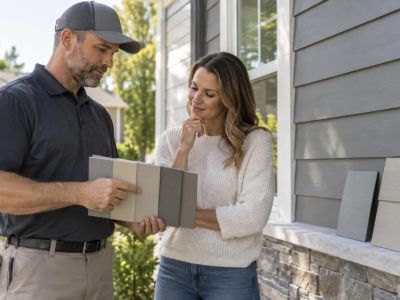 Siding Color Match: Sample, Batch, Light, and Approval