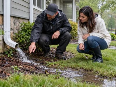 Roof Drainage Path: Downspouts, Grade, and Safe Checks
